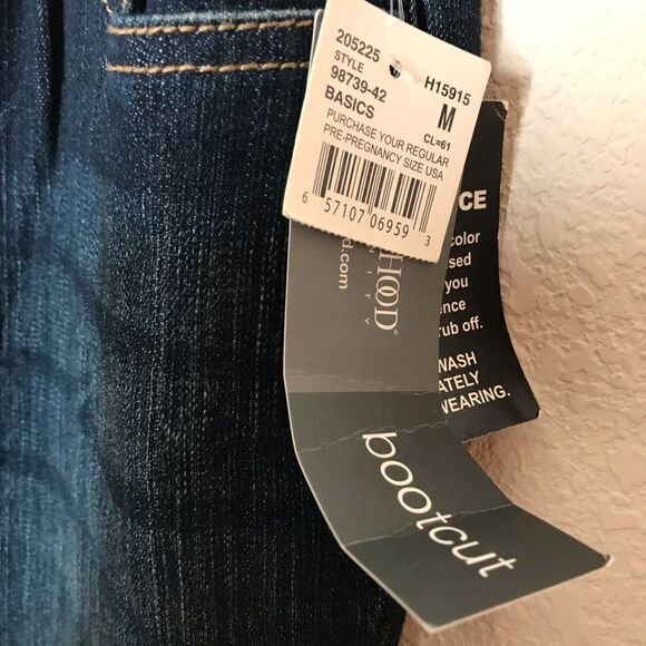 NWT motherhood maternity boot cut jeans - Picture 3 of 5